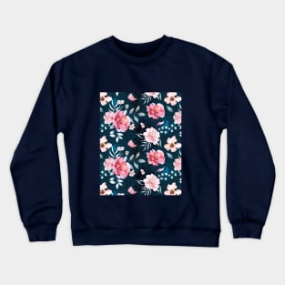 Pastel rose pattern 2 Crewneck Sweatshirt